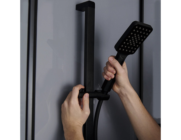 Cabine de douche hydromassante "Beloya" - L. 90 x l. 90 x H. 220 cm - GoodHome - Brico Dépôt