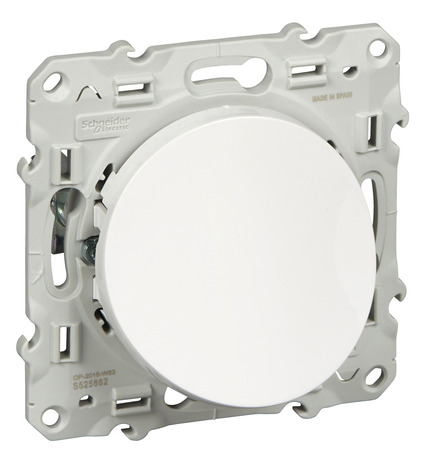 Sortie de câble à vis "Odace" blanc - Schneider Electric - Brico Dépôt