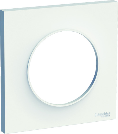 Plaque "Odace Styl" blanc - 1 poste  - Brico Dépôt