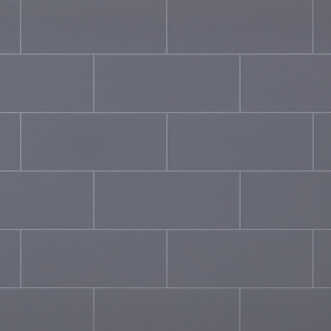 Crédence réversible métro anthracite / laqué - l.200 x H.60 cm ep 3 mm - GoodHome - Brico Dépôt