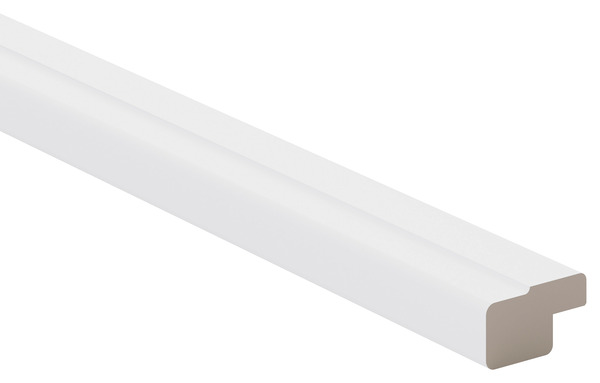 Corniche cache-lumière "Garcinia" gris brillant l.240 x h.3,5 cm - GoodHome - Brico Dépôt