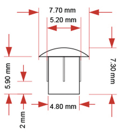 250 cache-trous pour intérieur meuble de cuisine blancs - Cooke and Lewis - Brico Dépôt