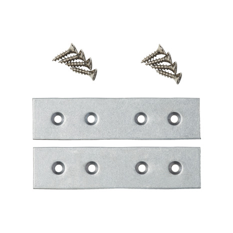 2 plaques de liaison pour porte ou tiroir - Cooke and Lewis - Brico Dépôt