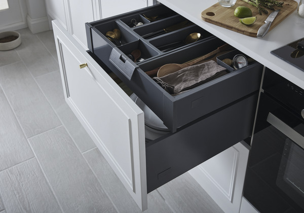 Système pour tiroir intérieur de cuisine pushpull - GoodHome - Brico Dépôt