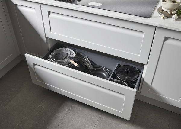 Mécanisme 60cm pour casserolier de cuisine - L. 56.4 x H. 19cm - Cooke and Lewis - Brico Dépôt