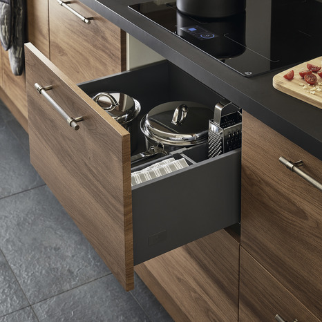 Mécanisme 60cm pour casserolier de cuisine - L. 56.4 x H. 19cm - Cooke and Lewis - Brico Dépôt