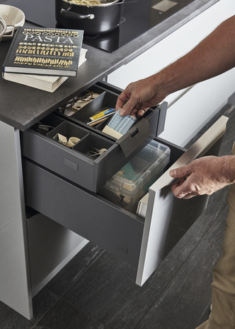 Mécanisme 40cm pour casserolier de cuisine - L. 36.4 x H. 19cm - Cooke and Lewis - Brico Dépôt