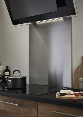 Fond de hotte "Kasei" gris - l.60 x H.80 cm ep 10 mm - GoodHome - Brico Dépôt