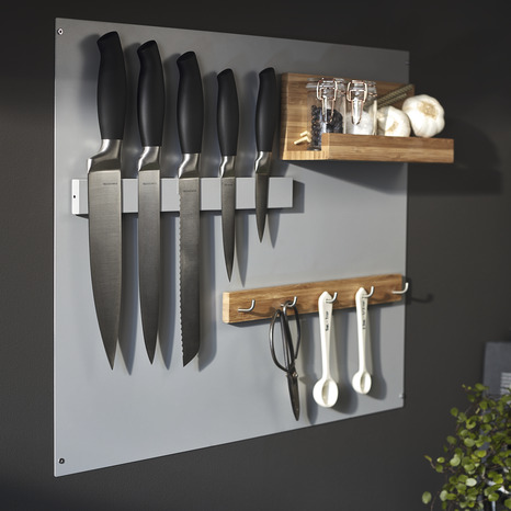 Support magnétique pour couteaux "Pecel" L. 33,5 cm - GoodHome - Brico Dépôt