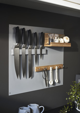 Support magnétique pour couteaux "Pecel" L. 33,5 cm - GoodHome - Brico Dépôt