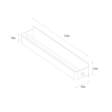 Dérouleur magnétique pour film alimentaire "Pecel" - GoodHome - Brico Dépôt