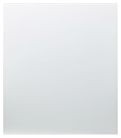 Fond de hotte en verre "Nashi" - Blanc l. 60 cm x H. 80 cm x Ép. 5 mm - GoodHome - Brico Dépôt