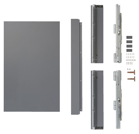 Mécanisme 80cm pour tiroir de cuisine - L. 76.4 x H. 10.8cm - Cooke and Lewis - Brico Dépôt