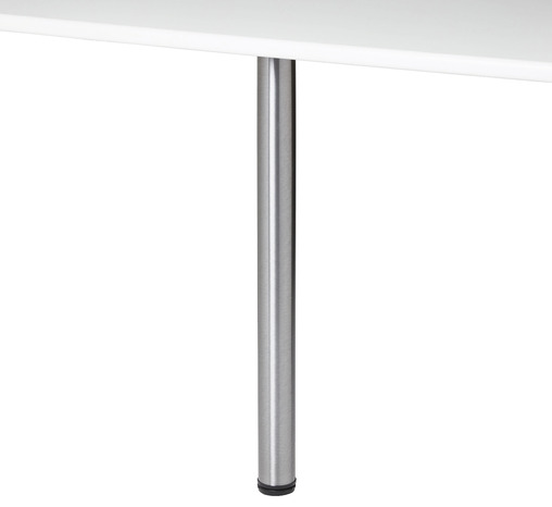 Pied plan de travail brossé - H. 87.5 cm / 91 cm x Ø 6 cm, 1 pièce - Cooke and Lewis - Brico Dépôt