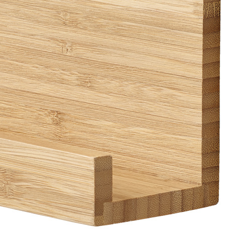 Étagère magnétique bambou "Pecel" l. 25x P. 10 cm - GoodHome - Brico Dépôt