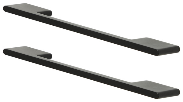 Lot de 2 poignées noir mat "Cacao" L 2,20 cm - GoodHome - Brico Dépôt