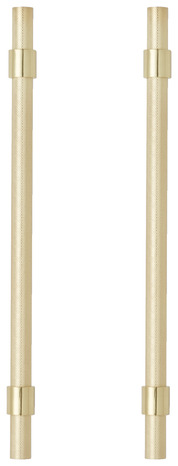 Lot de 2 poignées effet laiton brossé "Dukkah" - L 25,7 cm - GoodHome - Brico Dépôt