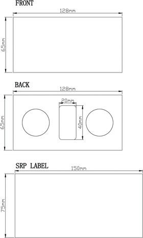 Lot de 2 poignées boutons effet chromé argent poli "Garni" L 3,2 cm  - GoodHome - Brico Dépôt