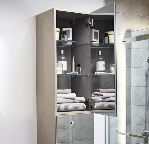 Tablette en verre rectangulaire L. 27,5 x P. 11 cm - GoodHome - Brico Dépôt