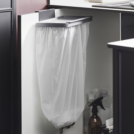 Support de sac anthracite "Kora" 14 l - GoodHome - Brico Dépôt