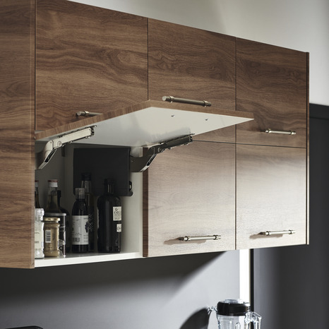 Façade 1 casserolier ou sur-hotte 60cm "Basilie" chêne fumé - L. 59.7 x H. 35.6cm - Cooke and Lewis - Brico Dépôt