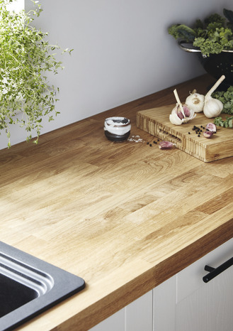 Planche à découper bambou - L. 39cm x - L. 28cm x ép. 4cm - GoodHome - Brico Dépôt