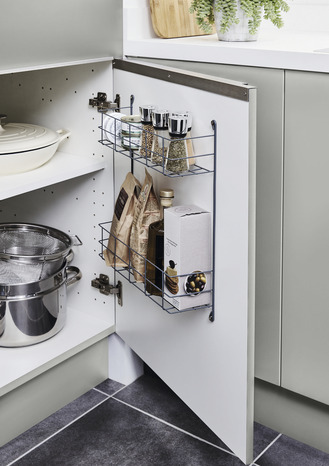 Étagère intérieure 2 niveaux acier l39xp42 "Datil" - GoodHome - Brico Dépôt