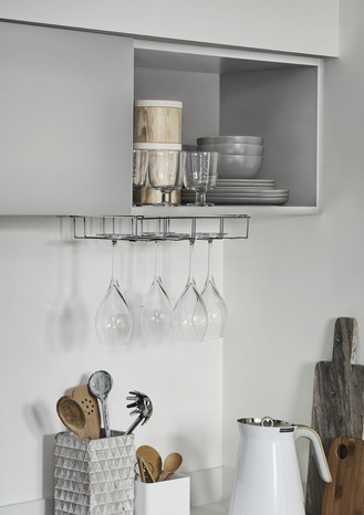 support pour verres à pied acier "Datil" - GoodHome - Brico Dépôt