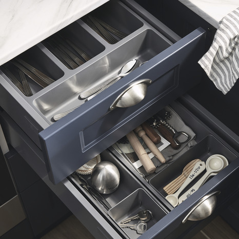 Range-couverts gris NITAKI 1 compartiment - L. 10 x P. 42cm - Cooke and Lewis - Brico Dépôt