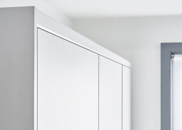 Corniche cache-lumière "Alpinia" blanc l.240 x h.3,5 cm - GoodHome - Brico Dépôt