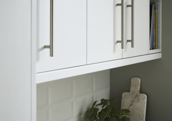 Corniche cache-lumière "Alpinia" blanc l.240 x h.3,5 cm - GoodHome - Brico Dépôt