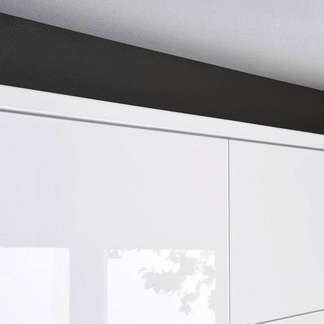 Corniche cache-lumière "Stevia" crème l.240 x h.3,5 cm - GoodHome - Brico Dépôt