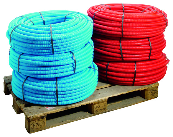 Couronnes de Per gainé rouge D16 - 80 m - Somatherm - Brico Dépôt