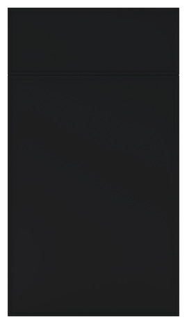 Façade 1 porte + 1 tiroir 40cm "Heline"noir mat - L. 39.7 x H. 71.5cm - Cooke and Lewis - Brico Dépôt