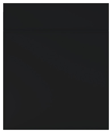 Façade 1 porte + 1 tiroir 60cm "Heline"noir mat - L. 59.7 x H. 71.5cm - Cooke and Lewis - Brico Dépôt