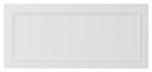 Façade casserolier ou hotte "Artemisia" blanc moulure l.79,7 x h.35,6 cm - GoodHome - Brico Dépôt