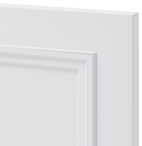 Façade de cuisine électro "Artemisia" blanc moulure l.59,7 x h.45,3 cm - GoodHome - Brico Dépôt