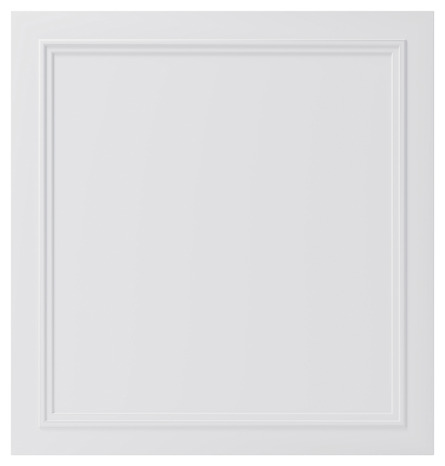 Façade de cuisine électro "Artemisia" blanc moulure l.59,7 x h.62,6 cm - GoodHome - Brico Dépôt