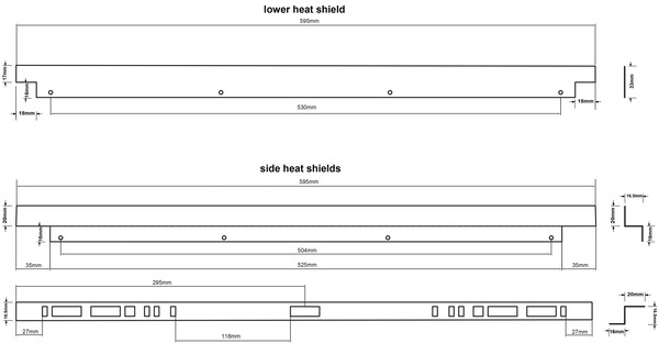 Déflecteur de porte de four l 59,5 cm - GoodHome - Brico Dépôt