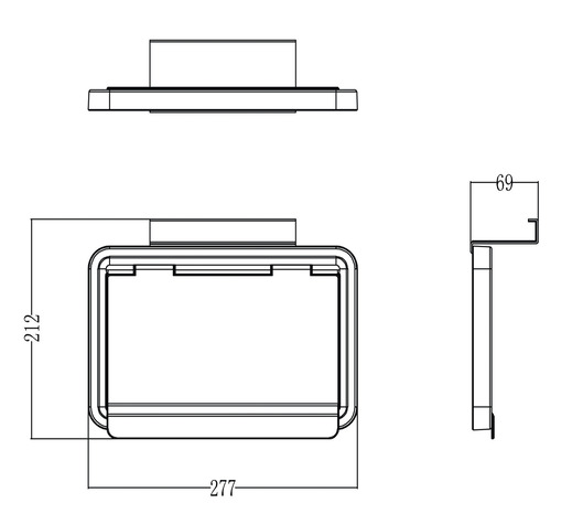 Support de sac anthracite "Kora" 14 l - GoodHome - Brico Dépôt
