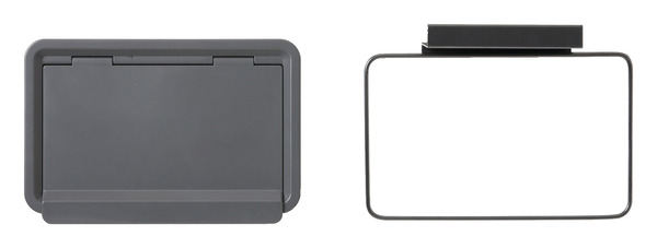 Support de sac anthracite "Kora" 14 l - GoodHome - Brico Dépôt