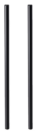 Lot de 2 poignées noir mat "Annatto" L 33,6 cm - GoodHome - Brico Dépôt