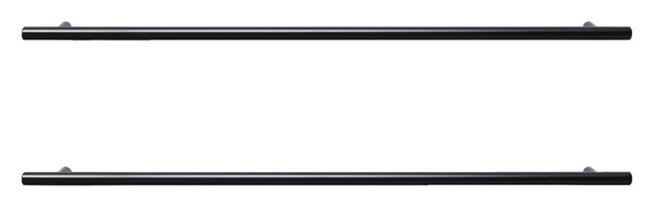 lot de poignée noir mat "Annatto" L 51,0 cm - GoodHome - Brico Dépôt