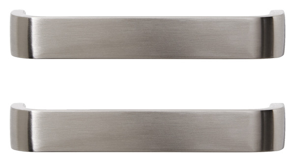 Lot de 2 poignées argent "Orris" L. 17 cm - GoodHome - Brico Dépôt