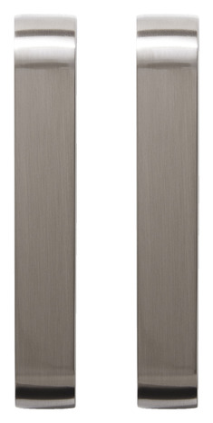 Lot de 2 poignées argent "Orris" L. 17 cm - GoodHome - Brico Dépôt