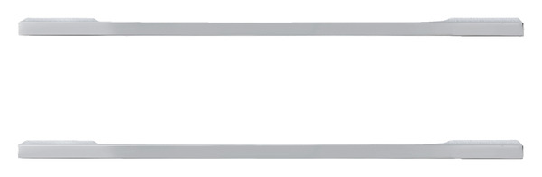 Lot de 2 poignées effet chromé poli "Hikide" L 35,2 cm - GoodHome - Brico Dépôt