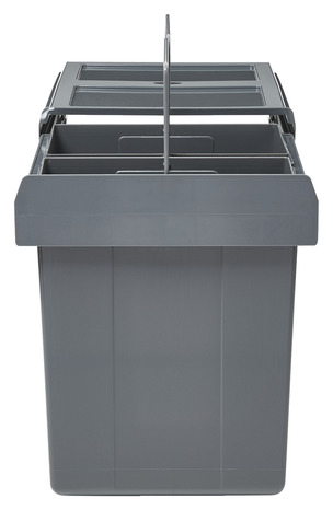 Poubelle de tri coulissante 2 bacs l. 40cm - Brico Dépôt