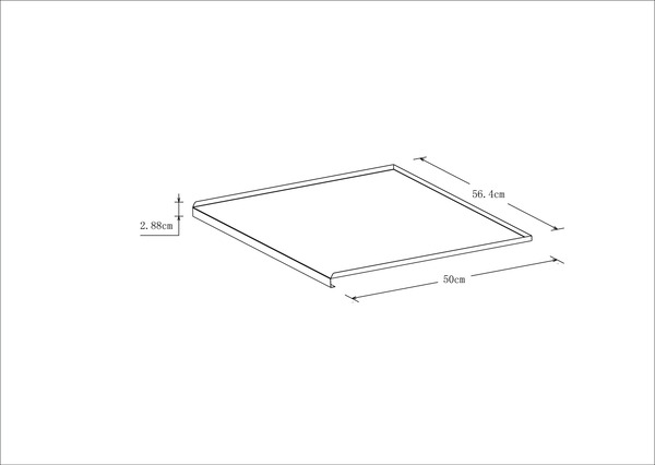 Plaque anti-humidité pour meuble sous-évier - L. 60 x P. 50cm - Cooke and Lewis - Brico Dépôt