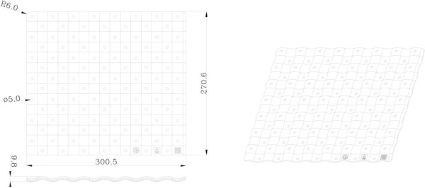 Tapis d'évier "Datil" l. 30 x H. 27 cm - GoodHome - Brico Dépôt