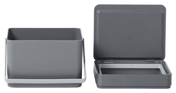 Bac à compost avec poignée « Kora » 7L - GoodHome - Brico Dépôt